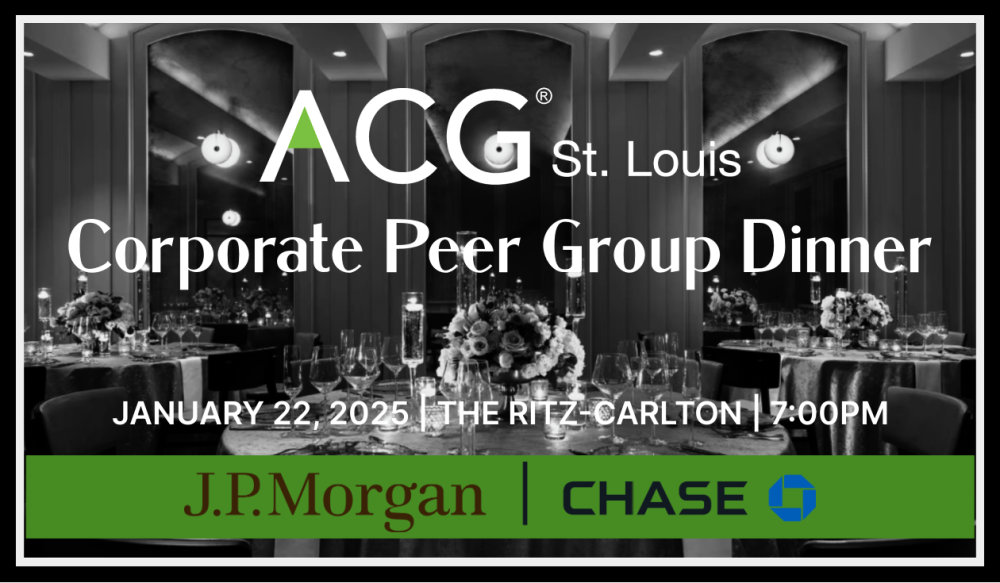 2025 STL Corporate Peer Group Dinner ACG St. Louis